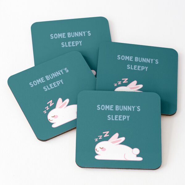 Item preview, Happy Easter Celebration ‘Some bunny’s Sleepy’, cute bunny rabbit quote designed and sold by haRexia.