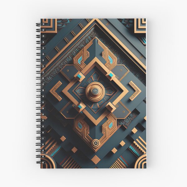 Item preview, Futuristic Detailed Inca Geometric Patterns designed and sold by artyficial-.