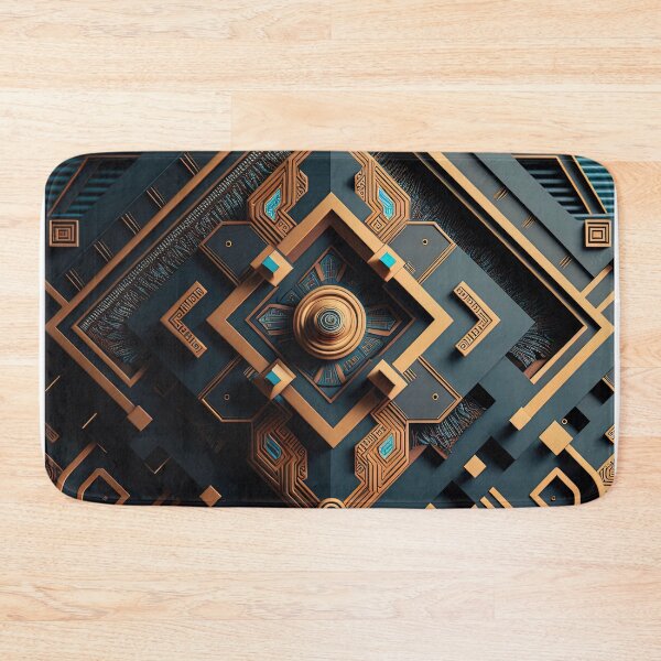 Item preview, Futuristic Detailed Inca Geometric Patterns designed and sold by artyficial-.