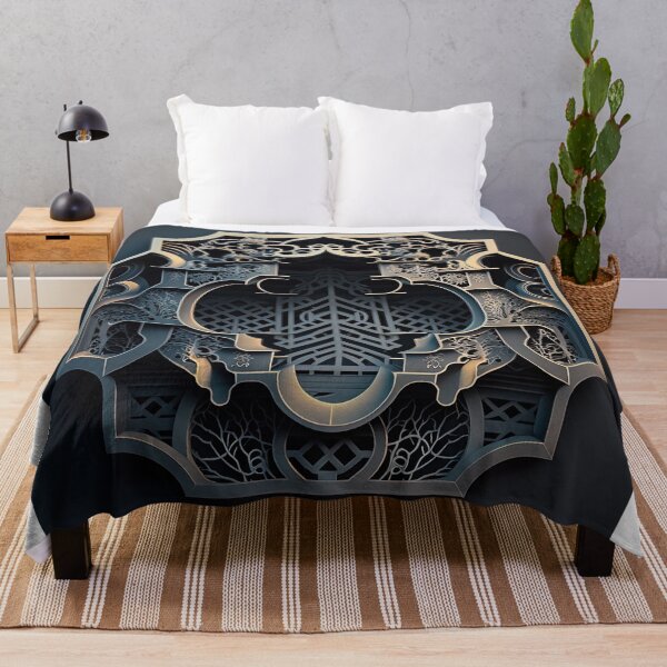 Item preview, Futuristic Intricate Chinese Lattice Design designed and sold by artyficial-.