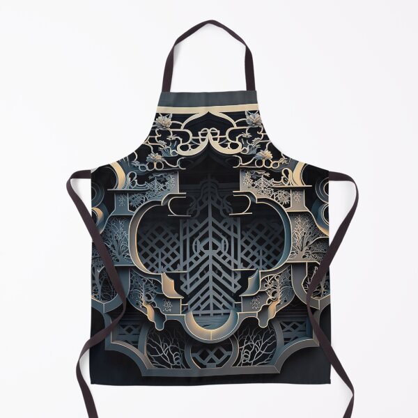 Item preview, Futuristic Intricate Chinese Lattice Design designed and sold by artyficial-.