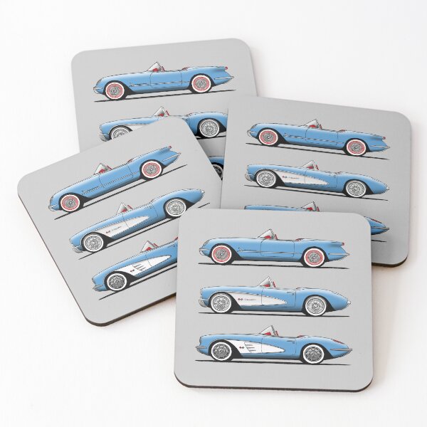 Item preview, My drawings of the first classic American sports cars designed and sold by designjaag.