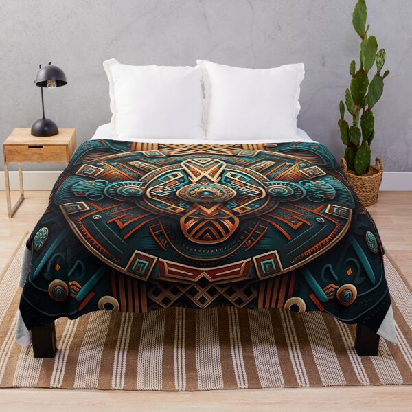 Item preview, Futuristic Intricate Native American Flower Pattern designed and sold by artyficial-.