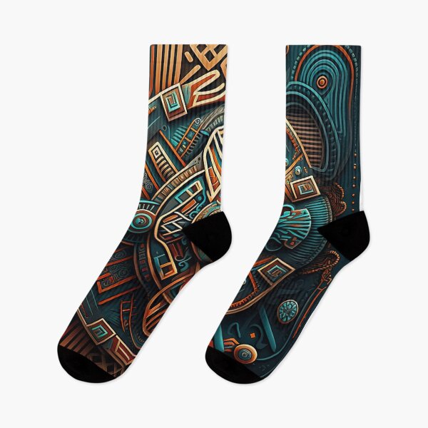 Item preview, Futuristic Intricate Native American Flower Pattern designed and sold by artyficial-.