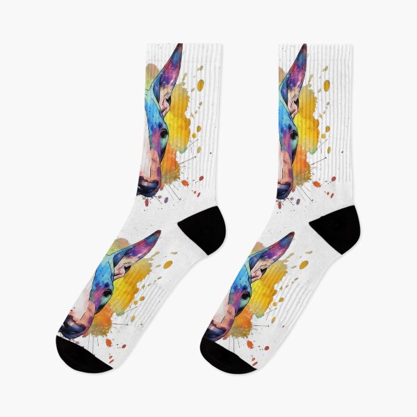 Item preview, Bull Terrier Colour Splash designed and sold by HookedOnDogz.