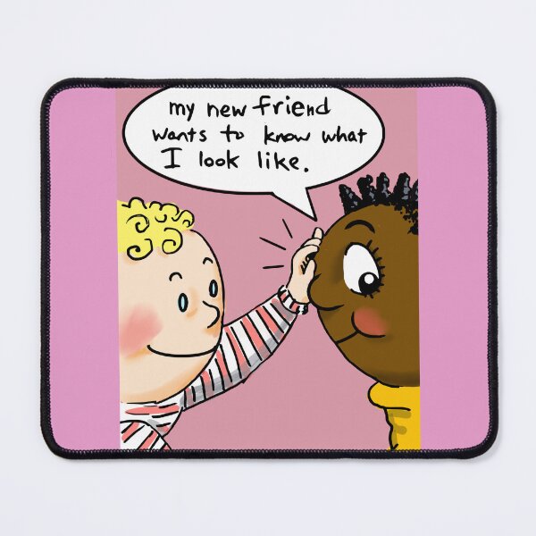Item preview, MY NEW BLIND FRIEND PINK designed and sold by Marni Scofidio Desi9ns.