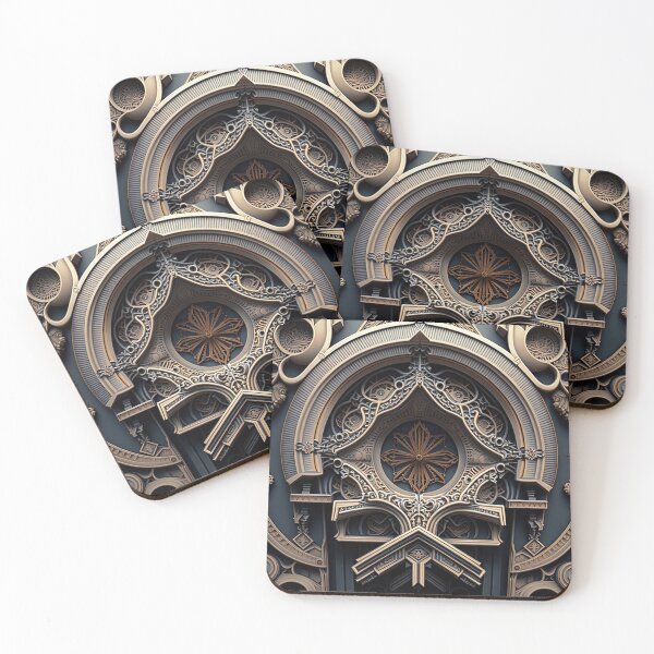 Item preview, Futuristic Intricate Renaissance Pattern designed and sold by artyficial-.