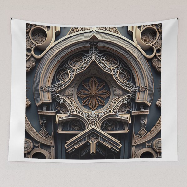 Item preview, Futuristic Intricate Renaissance Pattern designed and sold by artyficial-.