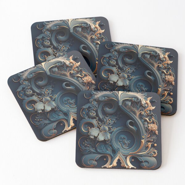 Artikelvorschau, Futuristic Intricate Rococo Scrollwork Design entworfen und verkauft von artyficial-.