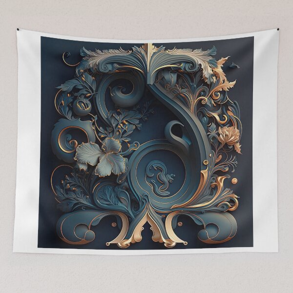 Item preview, Futuristic Intricate Rococo Scrollwork Design designed and sold by artyficial-.