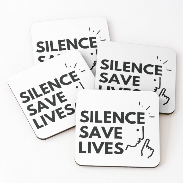 Item preview, Silence save lives designed and sold by inspireartistry ⭐⭐⭐⭐⭐.
