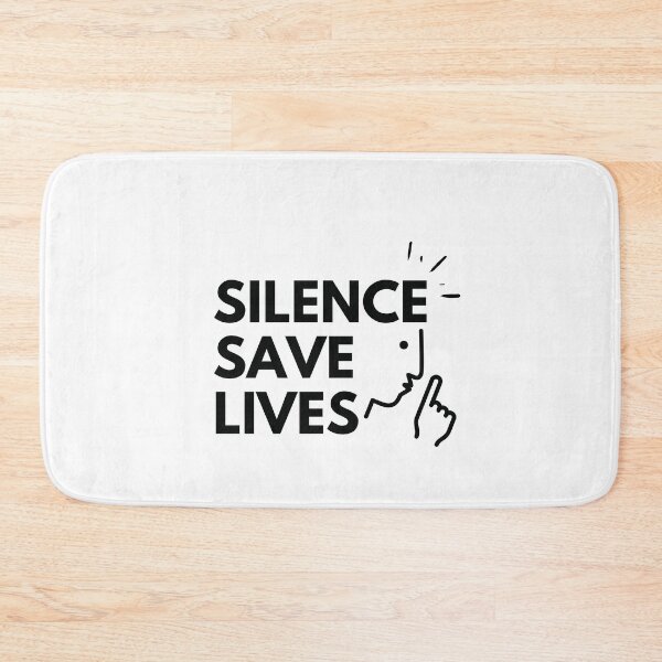 Item preview, Silence save lives designed and sold by inspireartistry ⭐⭐⭐⭐⭐.