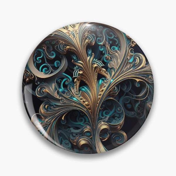Artikelvorschau, Futuristic Intricate Rococo Scrollwork entworfen und verkauft von artyficial-.