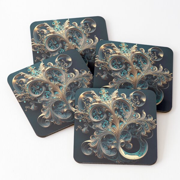 Artikelvorschau, Futuristic Intricate Rococo Scrollwork entworfen und verkauft von artyficial-.