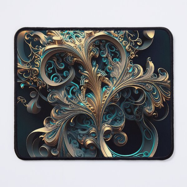 Artikelvorschau, Futuristic Intricate Rococo Scrollwork entworfen und verkauft von artyficial-.