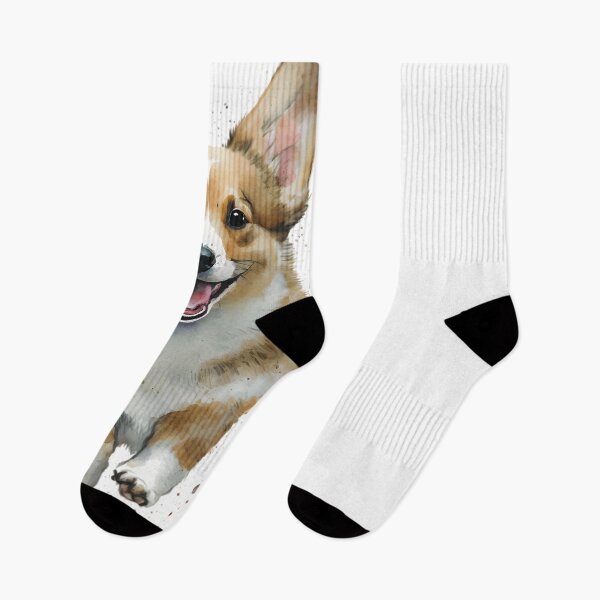 Item preview, Watercolor Corgi Dog designed and sold by artsyindc.
