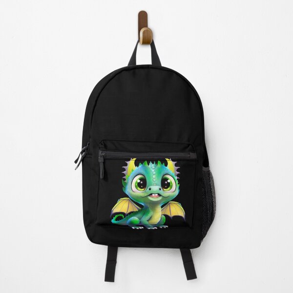 Item preview, Super Cute Little Baby Dragon Green and Gold designed and sold by adlydesigns.