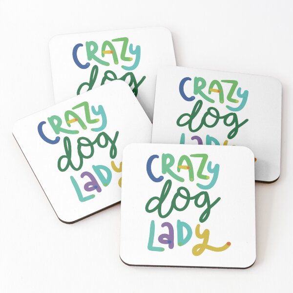 Item preview, Crazy Dog lady multicolor designed and sold by chuckletuckle.