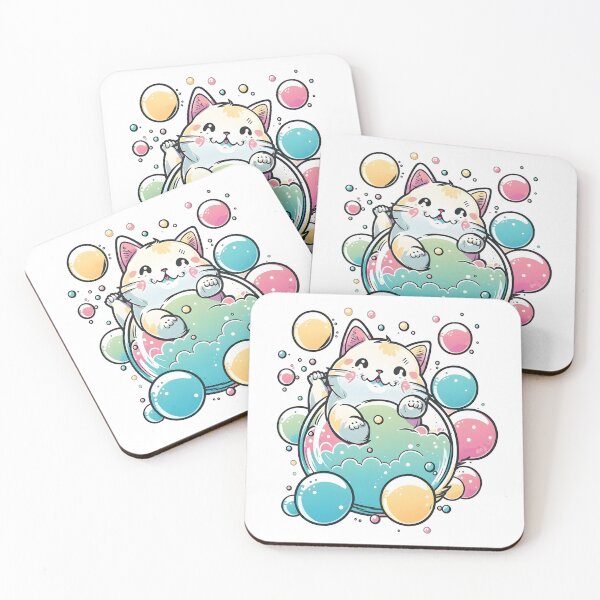 Item preview, Bath Bubble Kitty | Bubble Kitty | Kitty Lover | Colorful Kitty designed and sold by henrique37.