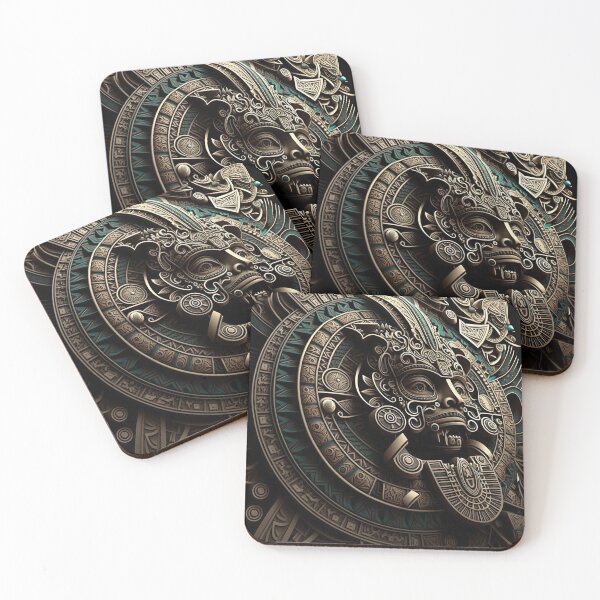 Item preview, Futuristic Intricately Detailed Aztec Pattern designed and sold by artyficial-.