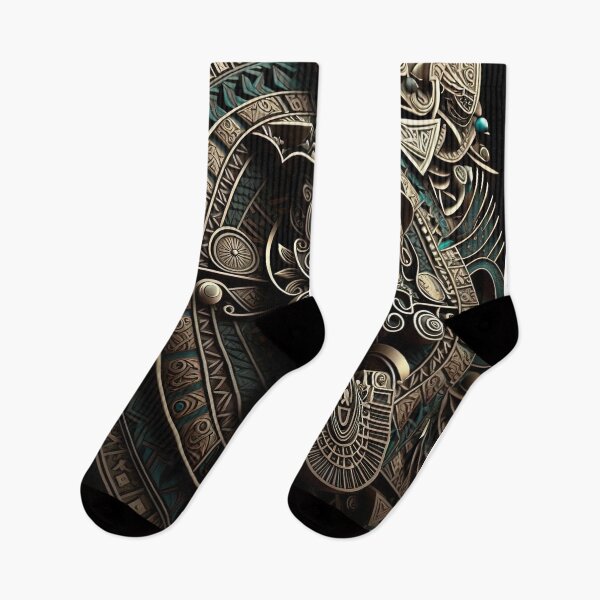 Item preview, Futuristic Intricately Detailed Aztec Pattern designed and sold by artyficial-.