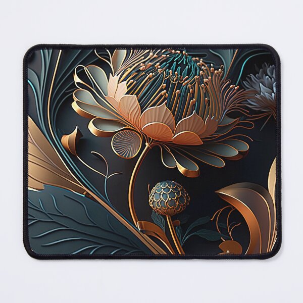 Item preview, Futuristic Intricately Detailed Floral Patterns designed and sold by artyficial-.