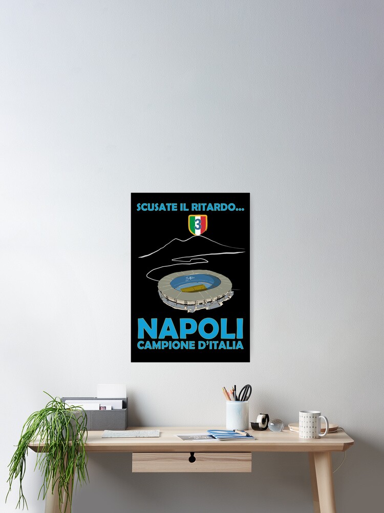 SSC Napoli Campioni D'Italia 2022 - 2023 Black Version Forza Napoli Sempre By Zakzouk Store