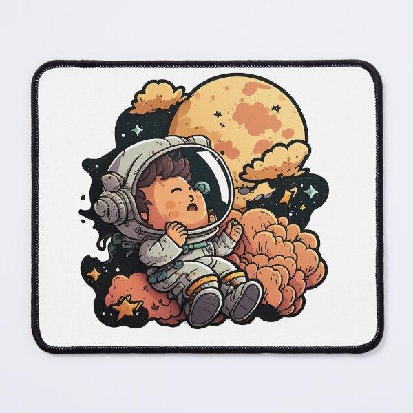 Item preview, Our Astronous sticker will take you on a journey through the cosmos. designed and sold by Dontobiasshop.