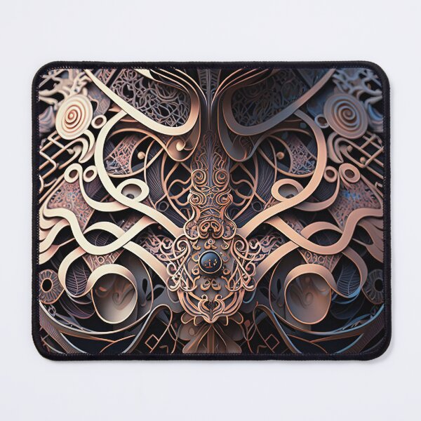 Item preview, futuristic Lacework with intricate pattern designed and sold by artyficial-.