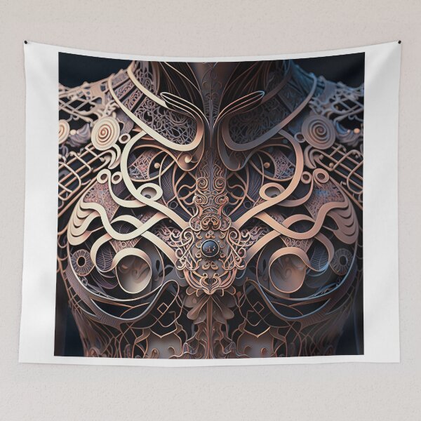 Item preview, futuristic Lacework with intricate pattern designed and sold by artyficial-.