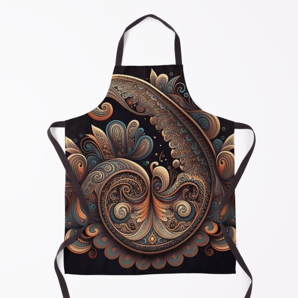 Item preview, futuristic Paisley pattern with details designed and sold by artyficial-.