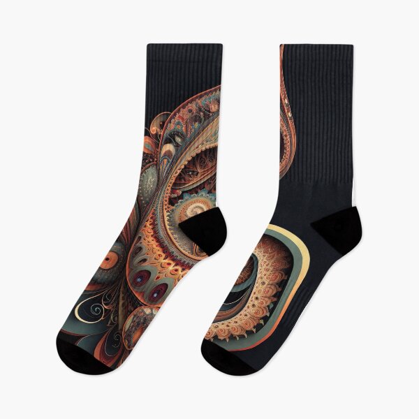 Item preview, futuristic Paisley pattern with hyper details designed and sold by artyficial-.