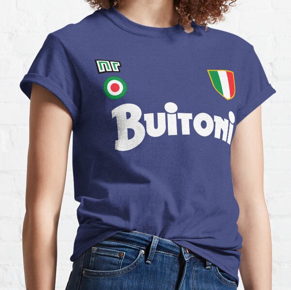 NAPOLI T-SHIRT MARADONA STORICA BIANCA