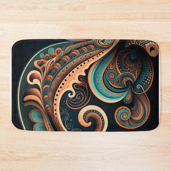 Item preview, futuristic Paisley pattern designed and sold by artyficial-.