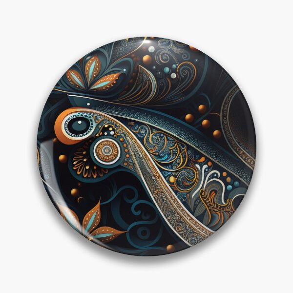 Item preview, futuristic Paisley patterns designed and sold by artyficial-.