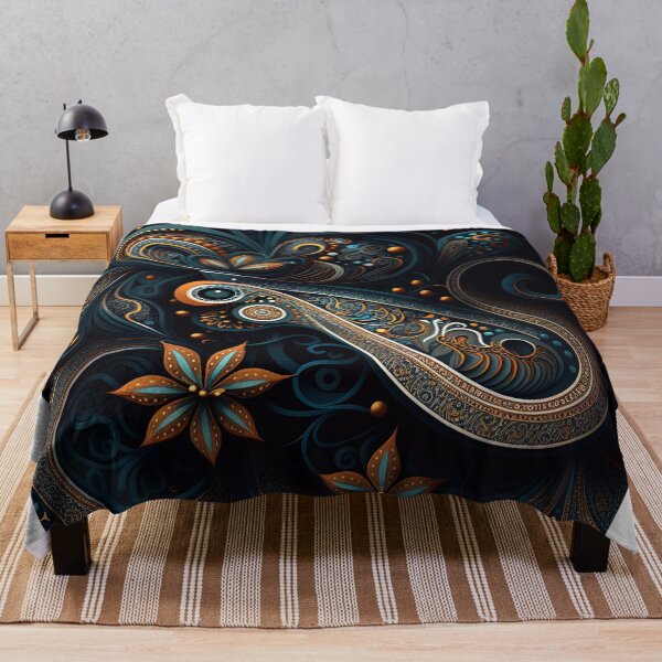 Item preview, futuristic Paisley patterns designed and sold by artyficial-.