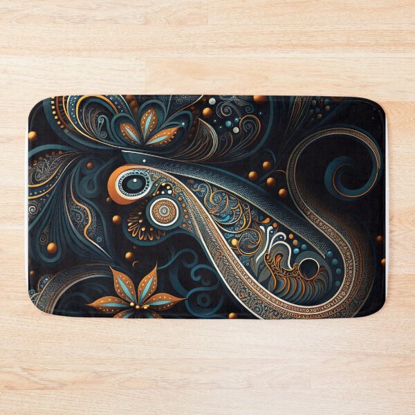 Item preview, futuristic Paisley patterns designed and sold by artyficial-.