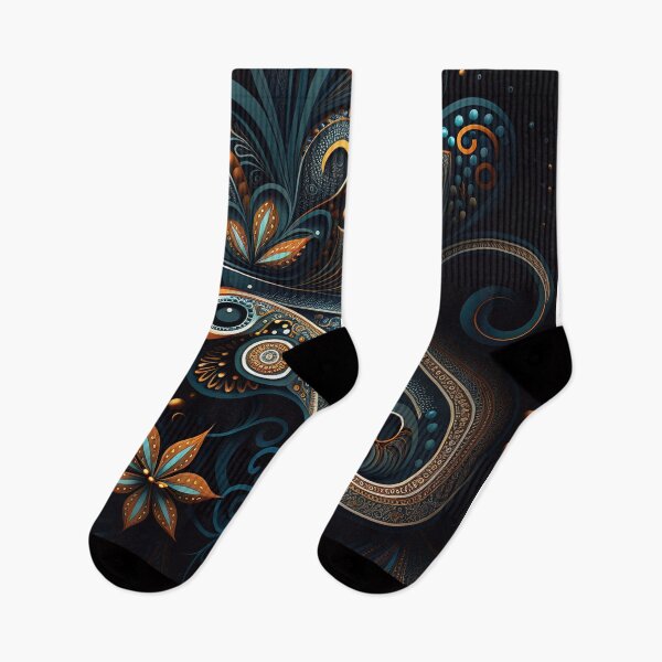 Item preview, futuristic Paisley patterns designed and sold by artyficial-.