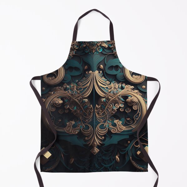 Item preview, futuristic Victorian damask pattern designed and sold by artyficial-.