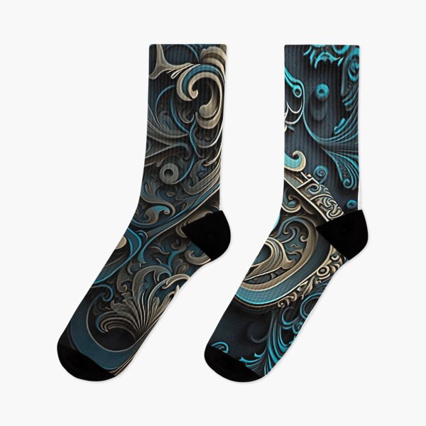 Item preview, futuristic Victorian damask patterns with intricate details designed and sold by artyficial-.