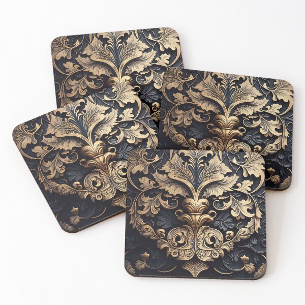 Item preview, futuristic Victorian damask patterns designed and sold by artyficial-.