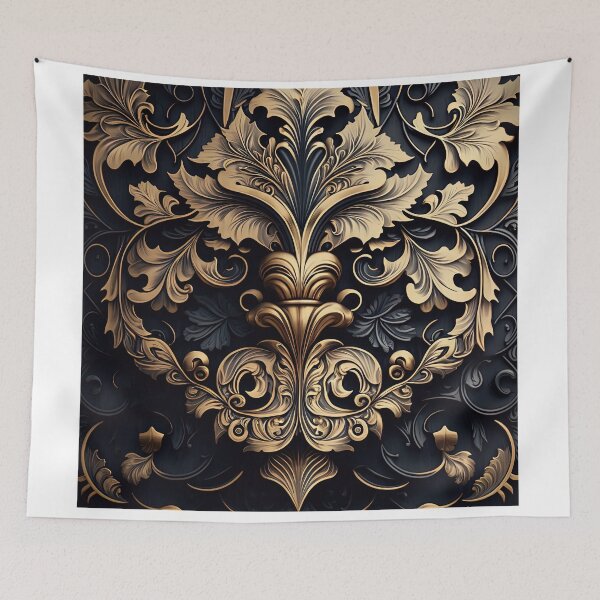 Item preview, futuristic Victorian damask patterns designed and sold by artyficial-.