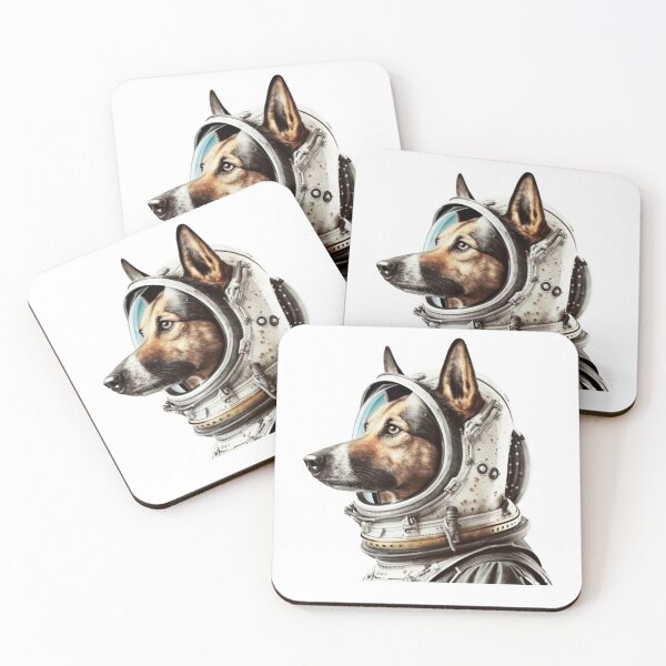 Item preview, Laika Dog Space Traveler designed and sold by ekachar.