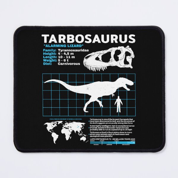 Item preview, Tarbosaurus data sheet designed and sold by NicGrayGraphic.
