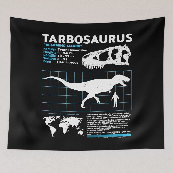 Item preview, Tarbosaurus data sheet designed and sold by NicGrayGraphic.