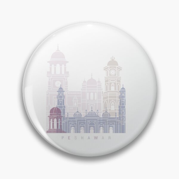 Item preview, PESHAWAR SKYLINE POSTER PASTEL designed and sold by paulrommer.