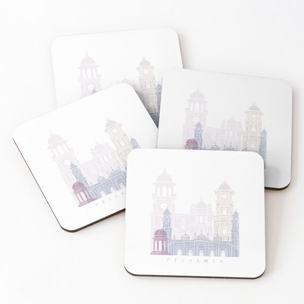 Item preview, PESHAWAR SKYLINE POSTER PASTEL designed and sold by paulrommer.