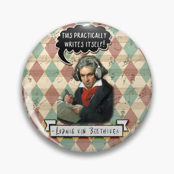 Item preview, This Practically Writes Itself - Beethoven designed and sold by Tartan-Barbies.