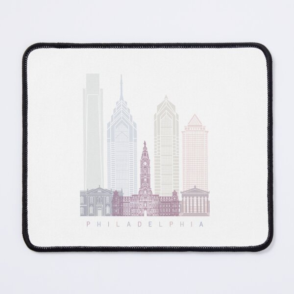 Item preview, PHILADELPHIA SKYLINE POSTER PASTEL designed and sold by paulrommer.