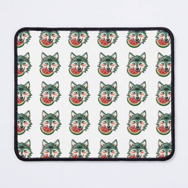 Item preview, Wolf Eating A Watermelon Pattern designed and sold by PatternBestFan.